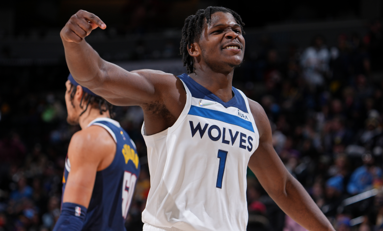Timberwolves guard Anthony Edwards makes history with his light-out shooting vs. Nuggets