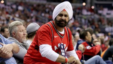 Why did Nav Bhatia miss the Raptors' first home game?  Hall of Famer Superfan recommends isolation