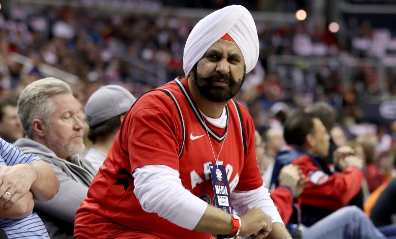 Why did Nav Bhatia miss the Raptors' first home game?  Hall of Famer Superfan recommends isolation