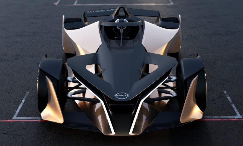 Nissan concept transforms the performance of the Ariya electric crossover into a single-seater race car