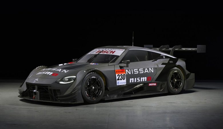The Nissan Z GT500 race car is ready to take on the Japanese Super GT series