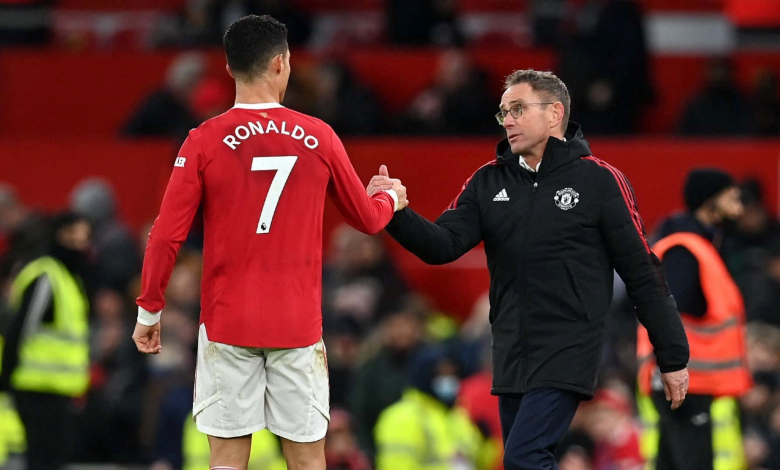 Cristiano Ronaldo's exasperation impresses Rangnick as new Manchester United manager starts with a win