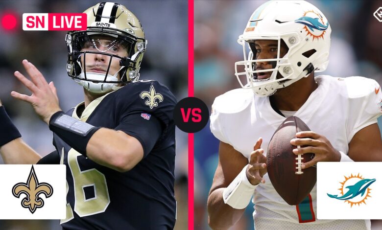 Saints vs.  Dolphins, updates, highlights from NFL's 'Monday Night Soccer' game