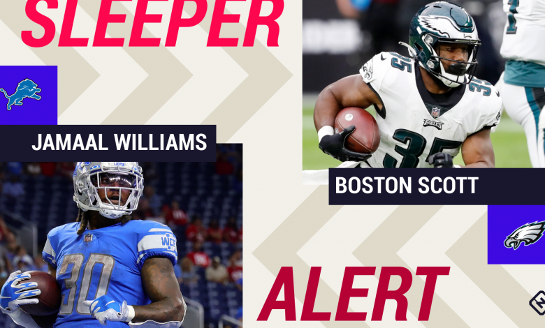 Week 13 Fantasy: Jamaal Williams, Boston Scott among potential breakouts with favorable matches