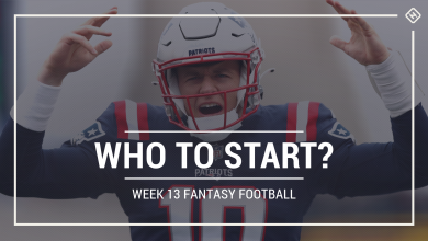 Who should start in fantasy football: 13th week standings, starting tips for PPR, benchmarks, speed scoring