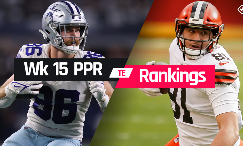 Fantasy Football TE PPR Leaderboard Week 15: Who Started, Well Finished in Fantasy Football