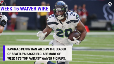 Best fantasy football waiver wire pickups for Week 15