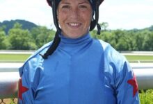 Jockey Sophie Doyle breaks out of the race