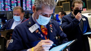 The stock market looked past the omicron in a newly reopened trade