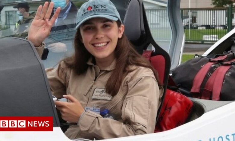 Teenage pilot Zara Rutherford completes world record solo
