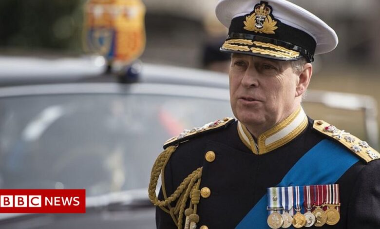 Prince Andrew loses his rank and uses HRH