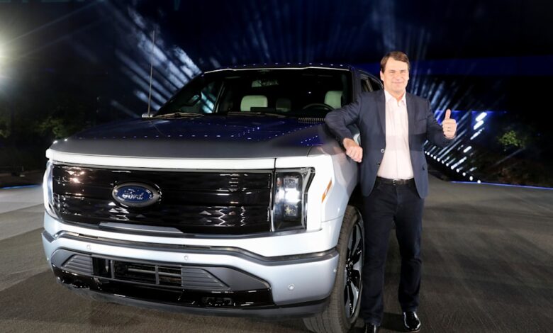 Ford surpasses $100 billion in market value as it dives into EVs