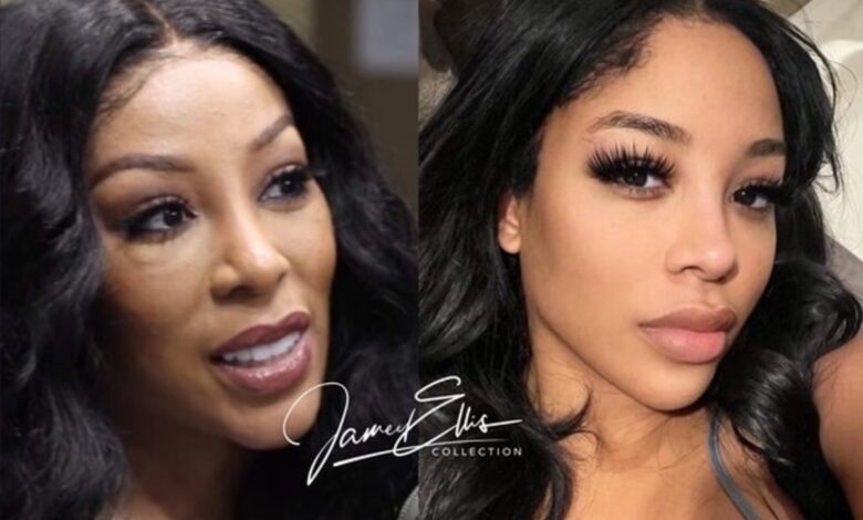 K Michelle UNVEILS New Face.  .  .  Twitter says her face 'Continues to change like a variation'!!