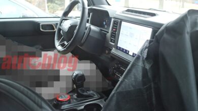 Interior of Ford Bronco Raptor 2023 revealed in new spy photos