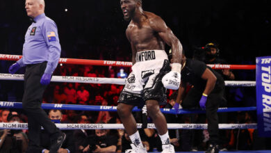 Terence Crawford: "They should have caught me before I entered the weight class, now it's over"
