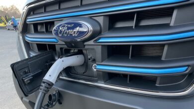 Ford begins production of E-Transit, touting commercial electric vehicle strategy