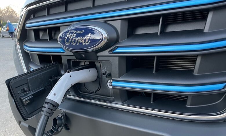 Ford begins production of E-Transit, touting commercial electric vehicle strategy