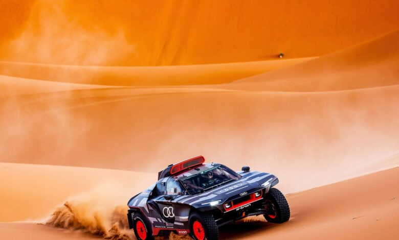 Audi's Dakar Rally EV is reviving the range extender