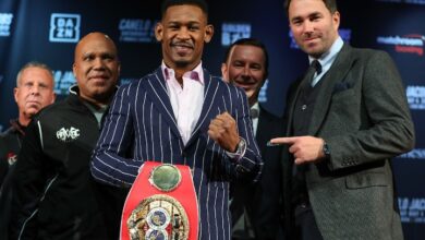 Eddie Hearn gives his honest thoughts on Daniel Jacobs: "If he loses to John Ryder, it's the end of his career"