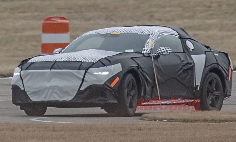 2024 Ford Mustang prototype caught in new spy photos