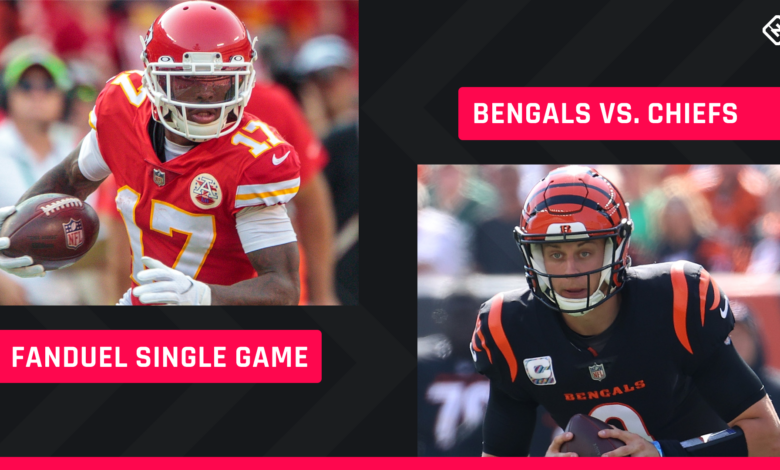 Playoff FanDuel Picks: NFL DFS roster tips for Bengals-Chiefs AFC Championship singles tournaments