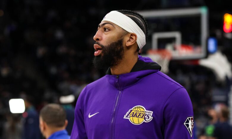 Is Anthony Davis playing tonight?  Lakers star listed as 'probable' versus Nets