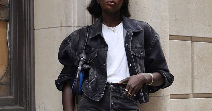 These are the 27 best black jean jackets for women