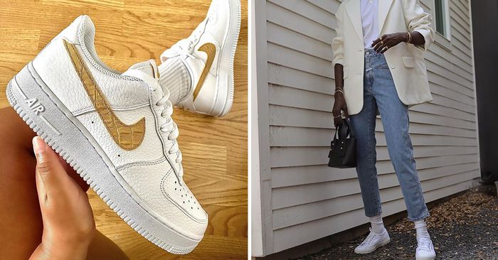 22 girls love the most beautiful white sports shoes fashion in 2022