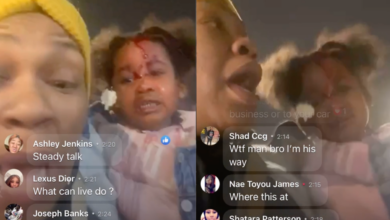 Chicago Goons Shooting opponent and his 3-year-old daughter both heads on Instagram Live!!