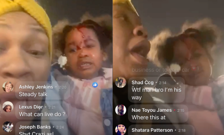Chicago Goons Shooting opponent and his 3-year-old daughter both heads on Instagram Live!!