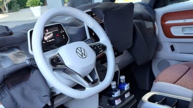 VW ID.Buzz production specification interior appears in leaked photo