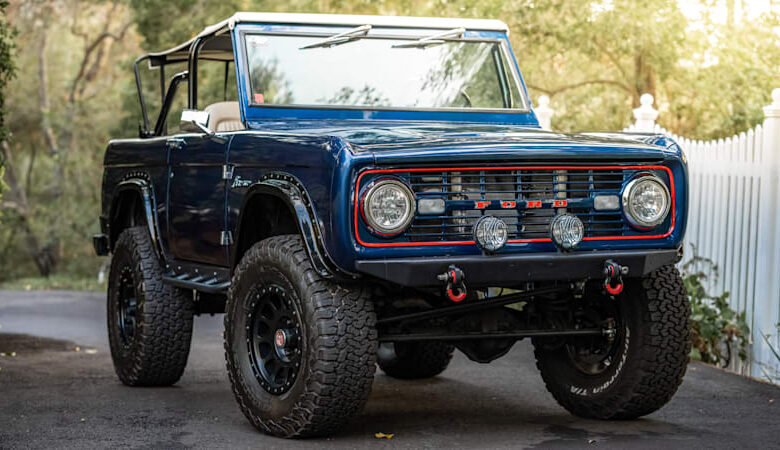 Jenson Button's 1970 Ford Bronco up for auction