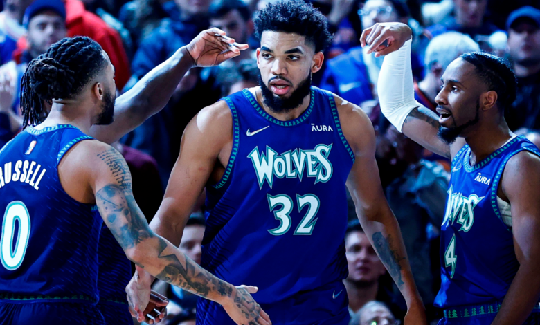 Karl-Anthony Towns steps up late as Timberwolves next to Knicks