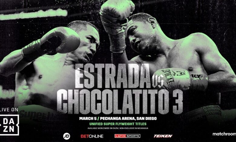 Juan Francisco Estrada in his third fight with Chocolatito: "It will be another guaranteed fight"