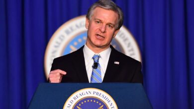 FBI director says threat from China 'brazen' more than ever