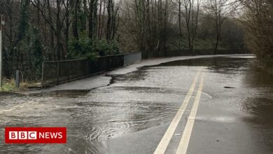 Flooding: River warning as Wales hit by heavy rain