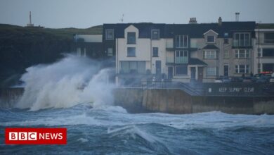 Typhoon Eunice: Yellow warning issued by NI for strong winds and snow