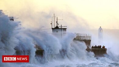 Storm Eunice: Strong winds make landfall in UK after weather warning