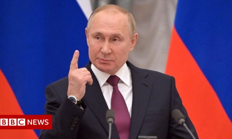Ukraine conflict: Britain imposes sanctions on President Putin's Russia