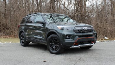 2022 Ford Explorer Timberline driving for the first time