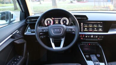 Evaluation of the interior of the Audi A3 2022