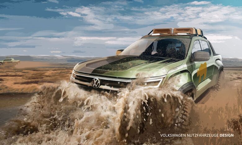 VW Amarok preview based on Ford Ranger with more powerful design