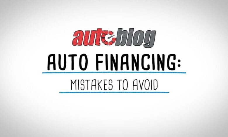 How to avoid auto finance mistakes