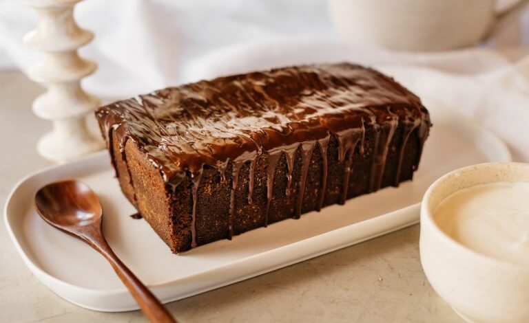 A classic one-bowl chocolate cake for your Valentine's menu