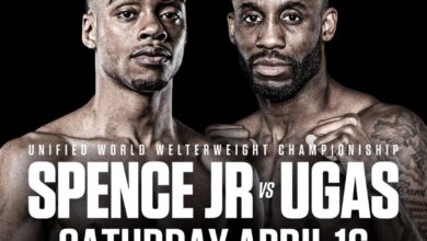 Errol Spence Jr.  With.  Yordenis Ugas officially launched on April 16 at AT&T . Stadium