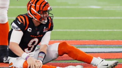 Bengals QB suffers knee pain in Super Bowl, no surgery needed