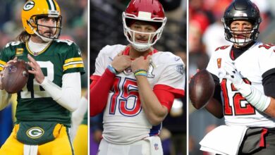 The list is led by Aaron Rodgers and Patrick Mahomes, including... Tom Brady?