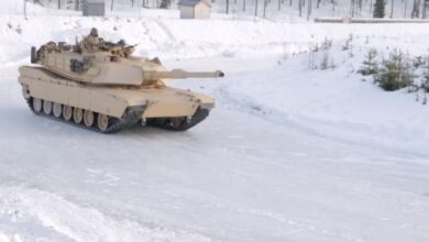 Watch these tanks glide through the Norwegian snow during training exercises