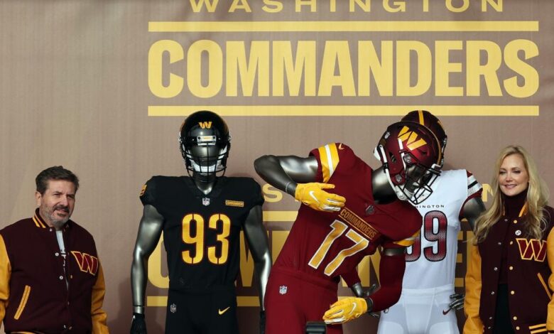 What is the new name of the Washington Soccer Team?  Commander logos, uniforms revealed for 2022
