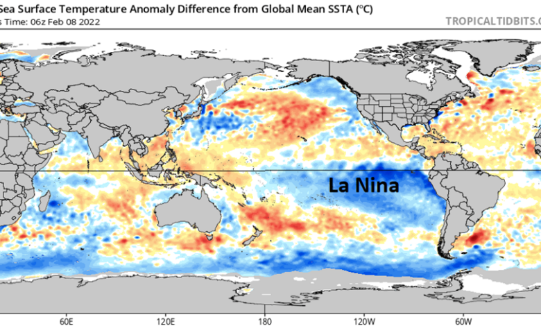 La Nina conditions continue across the Equatorial Pacific - Is it increasing because of that?